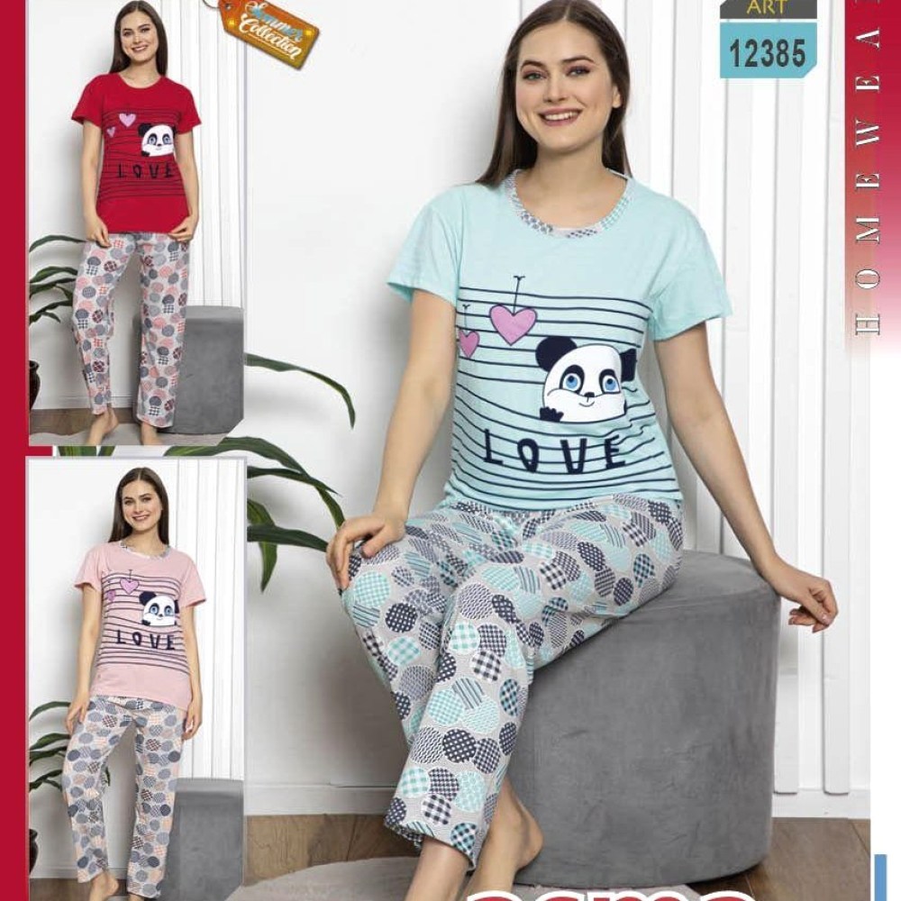 Piżama Damska Panda kod 2009
